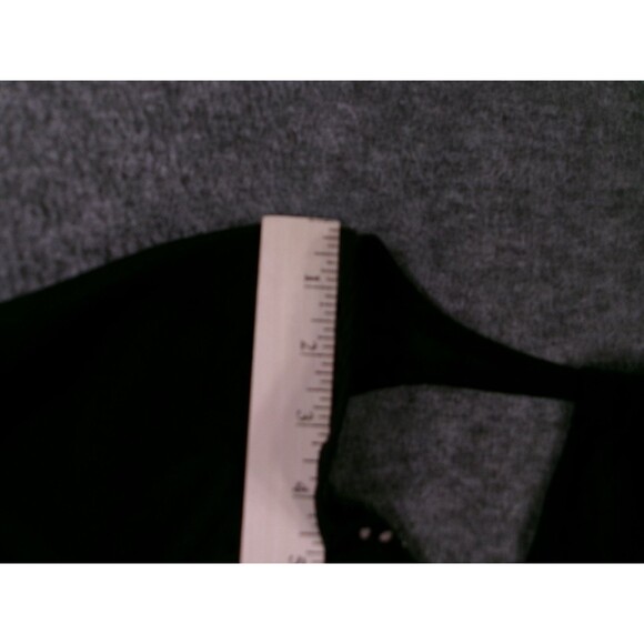 Kirra Blouse Women Small Black Beige Geometric Chiffon Sheer Beachy Summer - Picture 4 of 11